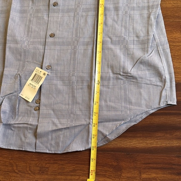 Calvin Klein Pinstripes Non Iron Button Down Dress Shirt Size 16 1/2 32-33 - Picture 9 of 10